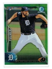 2016 Bowman Chrome #41 Michael Fulmer RC Green Refractor 89/99
