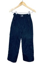 Columbia Sportswear Company Kids Size 7/8 M Black Zip Ski Snowboard Pants