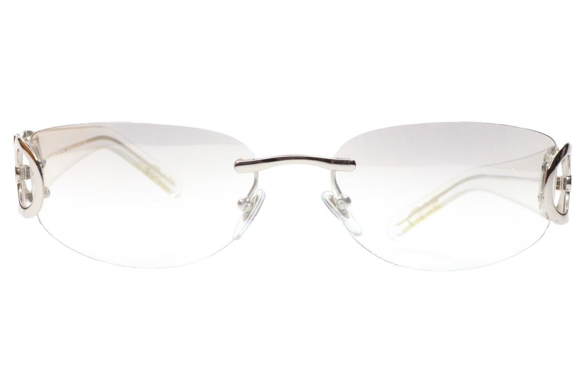 Salvatore Ferragamo SF1047 511/61 Silver Rimless Luxury Italy