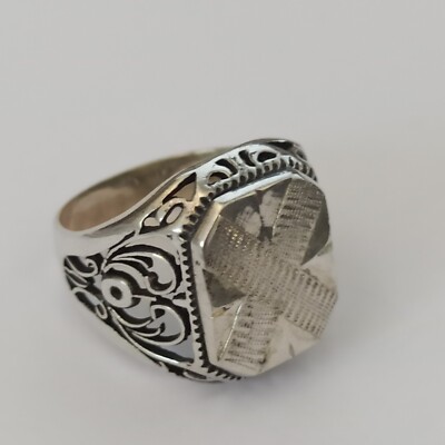 アクセサリー Vintage 925 Silver Shield Signet Ring 16 Vintage Style Silver Shield Signet Ring – Fetheray