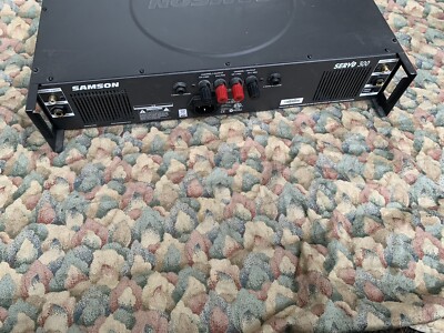 SAMSON ステレオ・パワーアンプ SERVO300 Amazon | SAMSON パワーアンプ SERVO300 | プロ用パワーアンプ