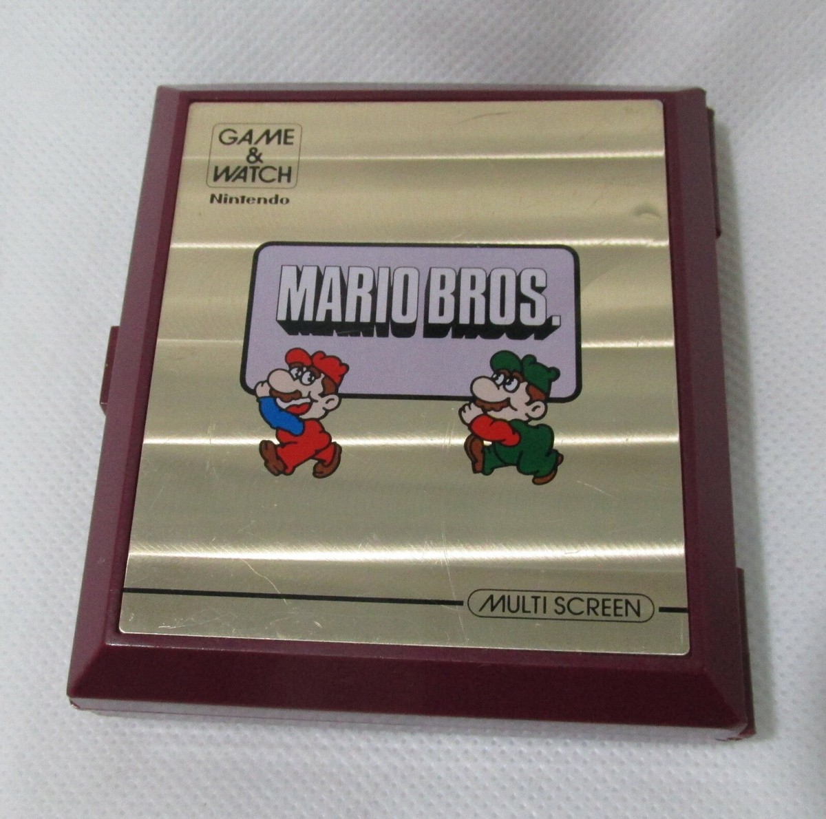 美品　任天堂GAME&WATCH MULTI SCREEN MARIO BROS NINTENDO GAME AND & WATCH Mario Bros Multi Screen 1983