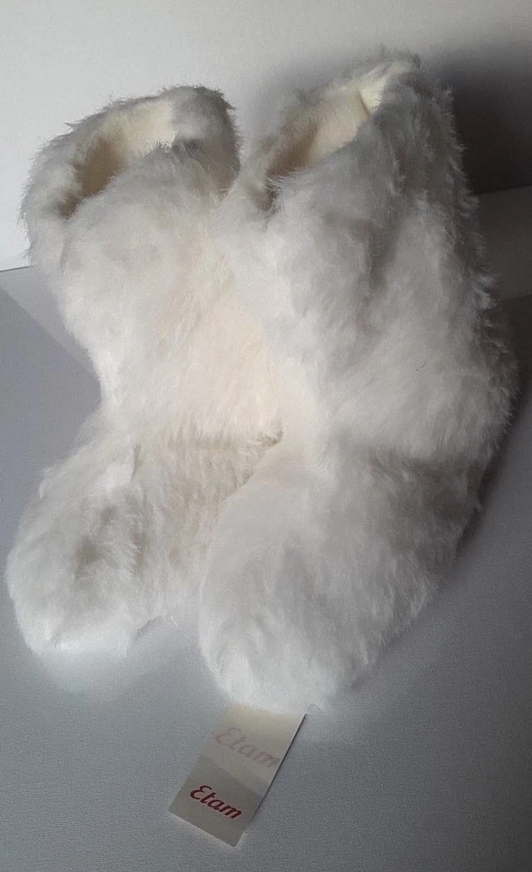 ETAM CHAUSSONS BOTTINES BIG FUR WINTER TALES FAUSSE FOURRURE POINTURE - Photo 3/4