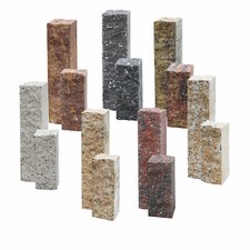 Palisade Beton Mauerstein Leistenstein Kantensteine aus Edelsplitt durchgefärbt