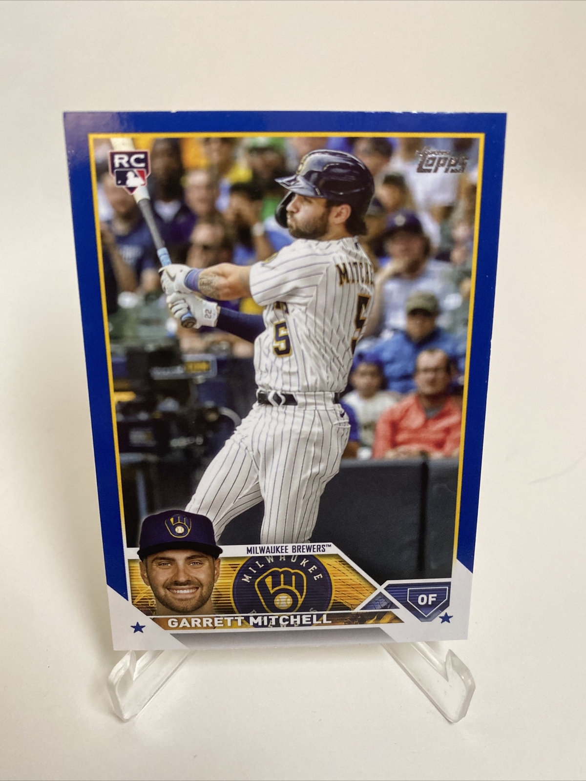 2023 Topps Series 2 - Garrett Mitchell - ROOKIE - ROYAL BLUE BORDER - #359