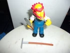 THE SIMPSONS WOS PLAYMATES LOOSE figure COMPLETE GROUND GROUNDS KEEPER WILLIE