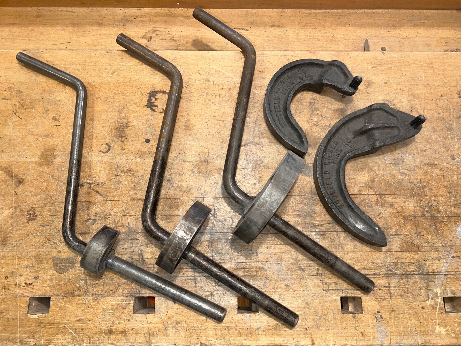 1 Hossfeld Scrolling Dies Scroll Tools Manual Bender Tooling eBay