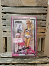 2008 Mattel Then and Now Bathing Suit Barbie Doll P8038 Target Exclusive
