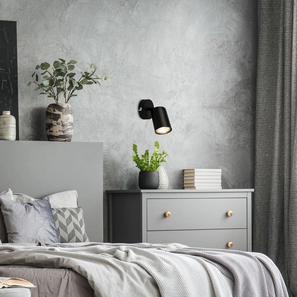 LED Wandlampe GU10 Wandleuchte Spotleuchte Leselampe Flur Schwenkbar 1 Flammig - Bild 4 von 4