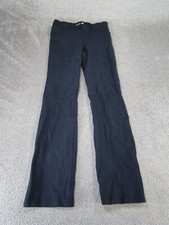 Betabrand Pants Womens Small Navy Blue Ponte Straight Leg Pull On 