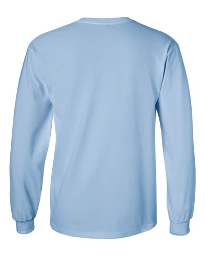 NEW Gildan Men's Ultra Cotton Plain Crew Neck Long Sleeves T-Shirt 2400 (G240) - Picture 38 of 86