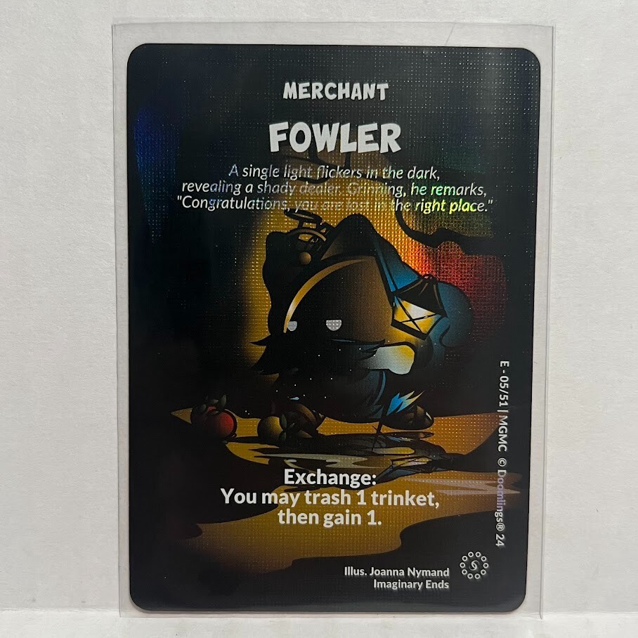 Doomlings Imaginary Ends Fowler Merchant Endangered Holo Foil 05