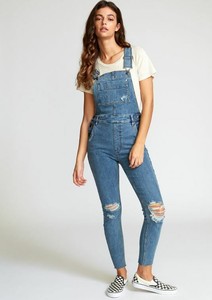 skinny fit overalls