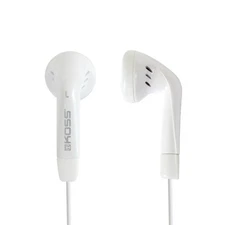 Koss KE5 White Earbuds Lightweight Headphones for MP3 iPOD, KE5W  