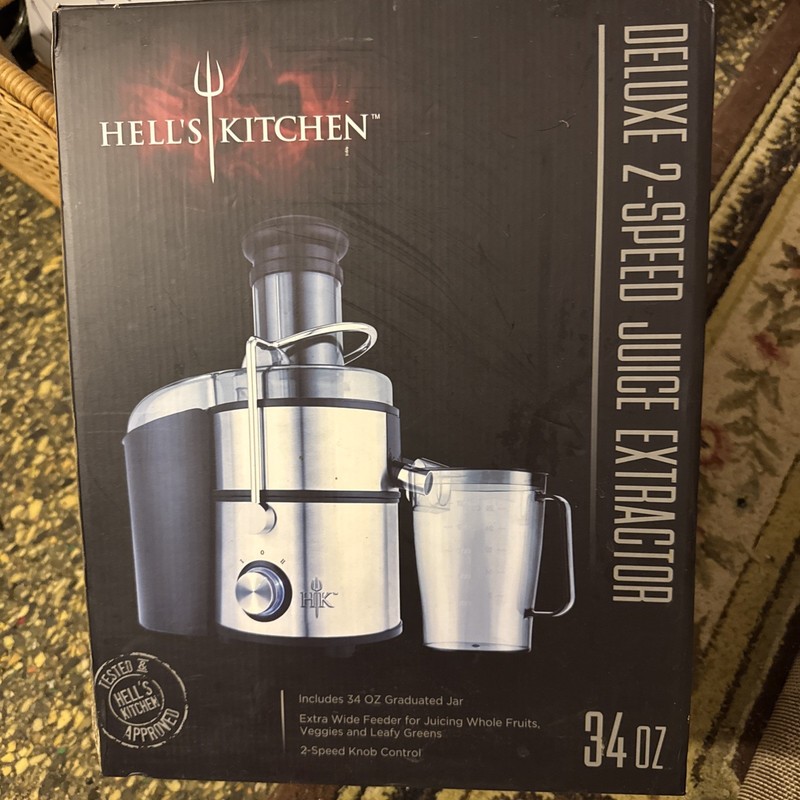 Hells Kitchen Delux 2 Speed Juice Extractor Model HK-331 New In Box