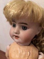 POUPÉE ANCIENNE TÊTE porcelaine marquée C J B, bouche fermée EUR 110,00 - FR