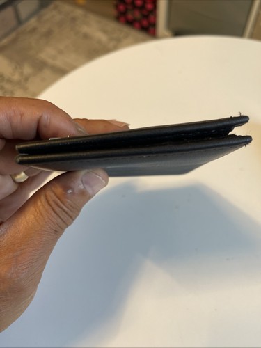 Cartera Calvin Klein Immaculate Gentleman’s de cuero negra plegable. - Imagen 5 de 17
