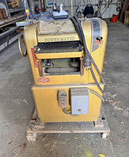 Powermatic Stationary Electric Woodworking Planer, Manual Control