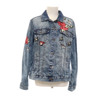 Darling Harbour, Jeansjacke, Damen, Größe: XXL, Blau/Mehrfarbig, Baumwolle #pEC