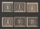 1914 Proprietary Stamps, Unused, Hinged/Never Hinged, Scott # RB44 | RB54 — photo 1