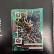 2022-23 Donruss Holo Laser Green #63 Bogdan Bogdanovic Atlanta Hawks 