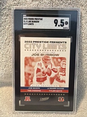 2022 Panini Prestige #CL-5 Joe Burrow City Limits SP