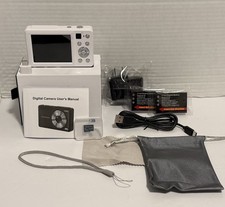 4K Digital Camera, 64MP Autofocus Vlogging Camera with Dual Lens, 16X Digital