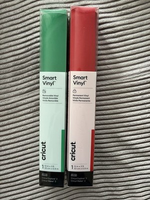 Cricut Smart Vinyl Folie Rot/grün