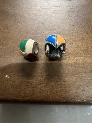 Chamilia Cham Seaside Beach Ball Beach Chair Umbrella Charm Enamel & Silver 925