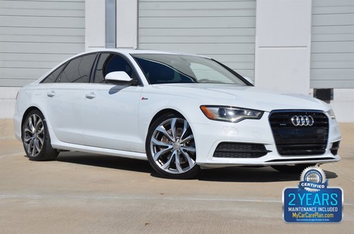 2013 A6 3.0T QUATTRO PRESTIGE NAV BK/CAM HTD STS LOW MILES