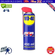 WD-40 Multi-Purpose Lubricant Spray with Smart Straw - 450ml 16.62 per litre