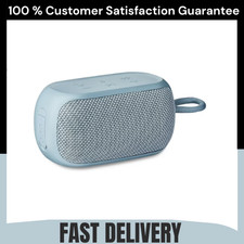 onn Small Rugged Speaker with Bluetooth Wireless Technology, Blue