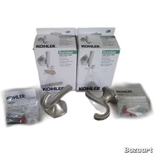Kohler R31062-W1-BN Sundae Bathroom Robe Hook Vibrant Brushed Nickel Lot of 2