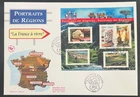 AtoZ. Life in France 2006 Set/10 on 2 FDC’s Food Dog Sheep Carnival Grapes