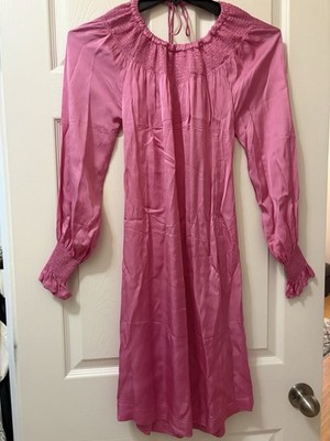 DIXIE Brand Dress. 100% Viscose. Made In Italy. Size S. Pink. Vintage. Dreamy.  