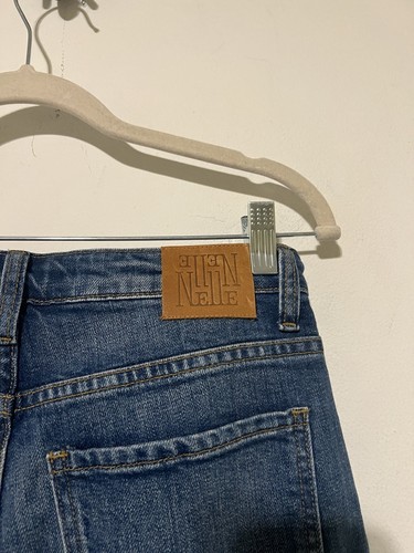 NWT Nelle Aterlier Kate Jeans Straight Leg Sapphire Size 27 $238 L26 - Picture 7 of 10