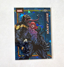 Topps 2026 Topps Chrome Sapphire Marvel Mary Jane Venom #136 Holographic Card