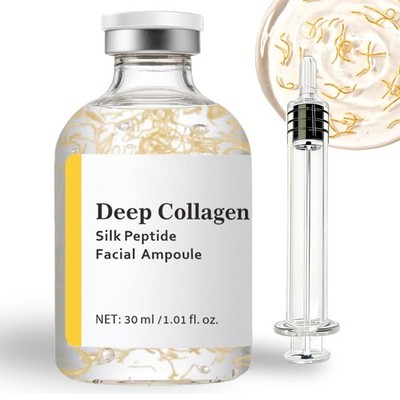 Silk Peptide Intensive Lifting Ampoule, Deep Collagen Serum, Copper...