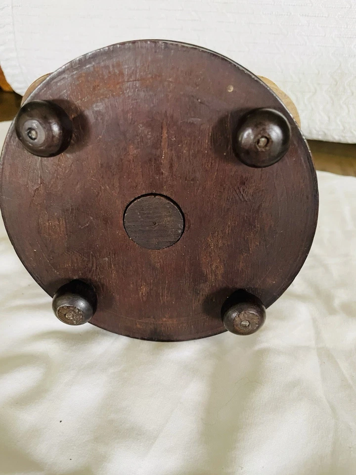 Walnut Spool Holder/organiser Victorian Era - Image 4 of 4