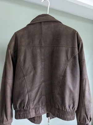 Adventure Bound レザー ボンバージャケット　Thinsulate Vtg Wilsons Adventure Bound Brown Leather Suede Thinsulate Bomber