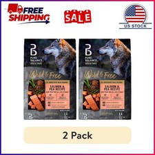 2 pack Pure Balance Wild Free Grain-Free Salmon Pea Recipe Dry Dog Food, 1