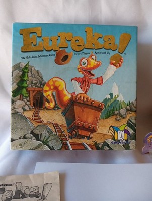 Eureka! Board Game The Gold Rush Adventure Game Ages 6+ EUC Gamewright Complete!