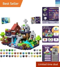 STEM Themed 150 PCS Magnetic Building Blocks for Toddlers - Zombie Island Set