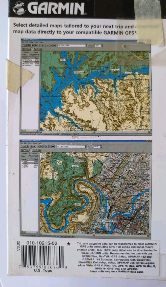 Garmin MapSource United States Topo CD-ROM Maps Windows v3.02 GPS Navigation - Image 4 of 4