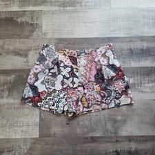 Ann Taylor LOFT Shorts Women Medium Linen Ble...