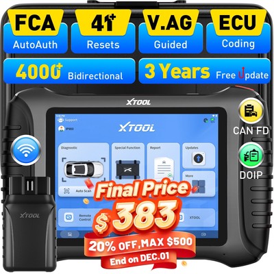 2025 XTOOL IP900BT Bidirectional OBD2 Scanner Full System Diagnostic 41+ Resets