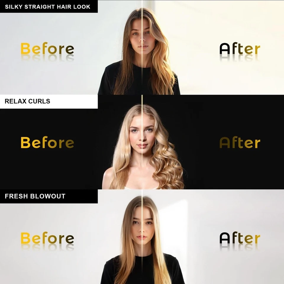 Tresses Touch Thermal Brush, Round Heated Hot Brush Blowout Boost Ionic, Curling - Image 2 of 4