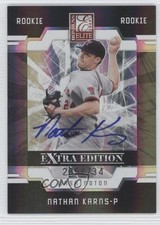 2009 Donruss Elite Extra Edition Rookie 285/734 Nathan Karns #115 Auto 0v1