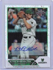2023 Topps Pro Debut - Autographs Sparkle #PD-187 - Blake Burkhalter -SN148/199
