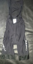 Castelli Cycling Bibs Large Black Nano Flex Race Padded Activewear Comfort